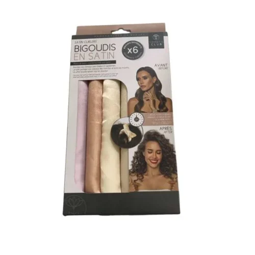 Bigoudis en satin x6 M12