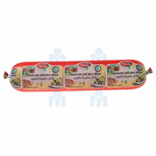 Saucisson cuit aux olives nature 380g - DINDY