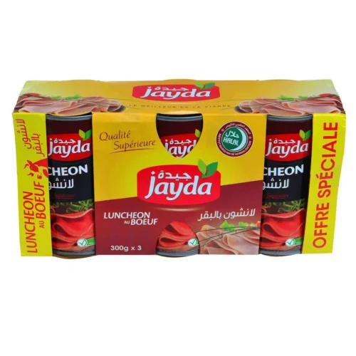 Pack luncheon au bœuf 3x300g - JAYDA