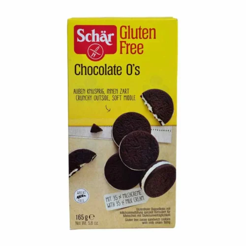 Biscuits sans gluten fourré à la crème de lait O's 165g - SCHÄR