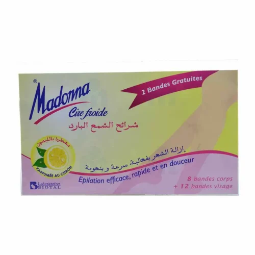 Cire froide parfumée au citron x20pcs - MADONNA