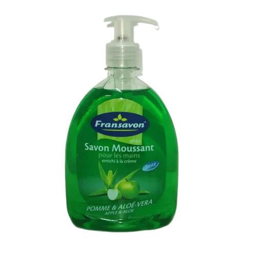 Savon liquide vert 500 ml - Fransavon