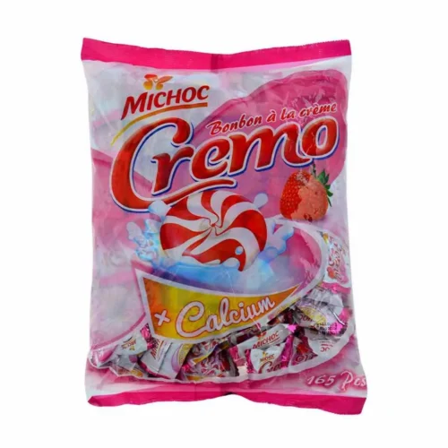 Bonbons à la crème saveur fraise Cremo 594g - MICHOC