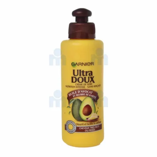 Crème de soin sans rinçage huile d'avocat et beurre de karité 200ml -ULTRAS DOUX