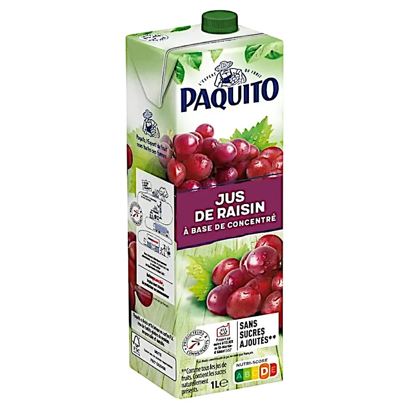 Jus de raisin 1L - PAQUITO