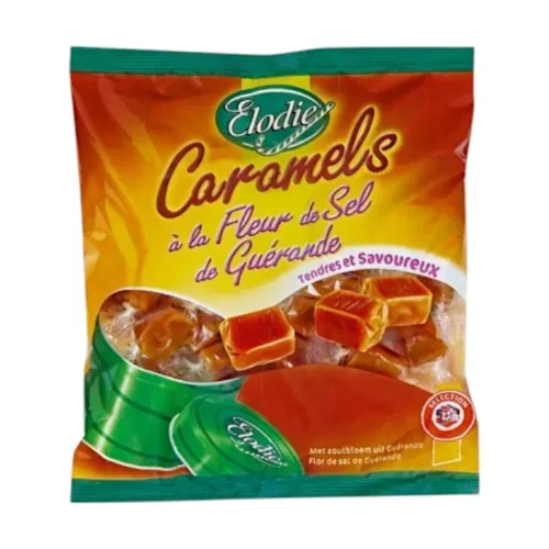 Bonbons caramels à la fleur de sel de guérande 200g - ELODIE