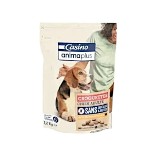 Croquettes sans céréales pour chien 1,2Kg Animaplus - CASINO