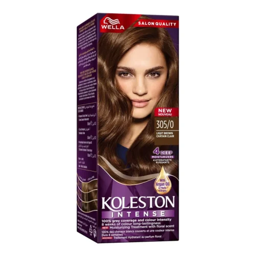Coloration intense châtain clair Wella 305/0 - KOLESTON