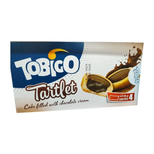 Cake tartlet with chocolate cream pack 4 unités - TOBIGO