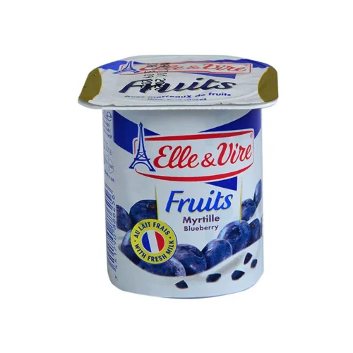 Dessert lacté aux myrtilles 125g - ELLE & VIRE