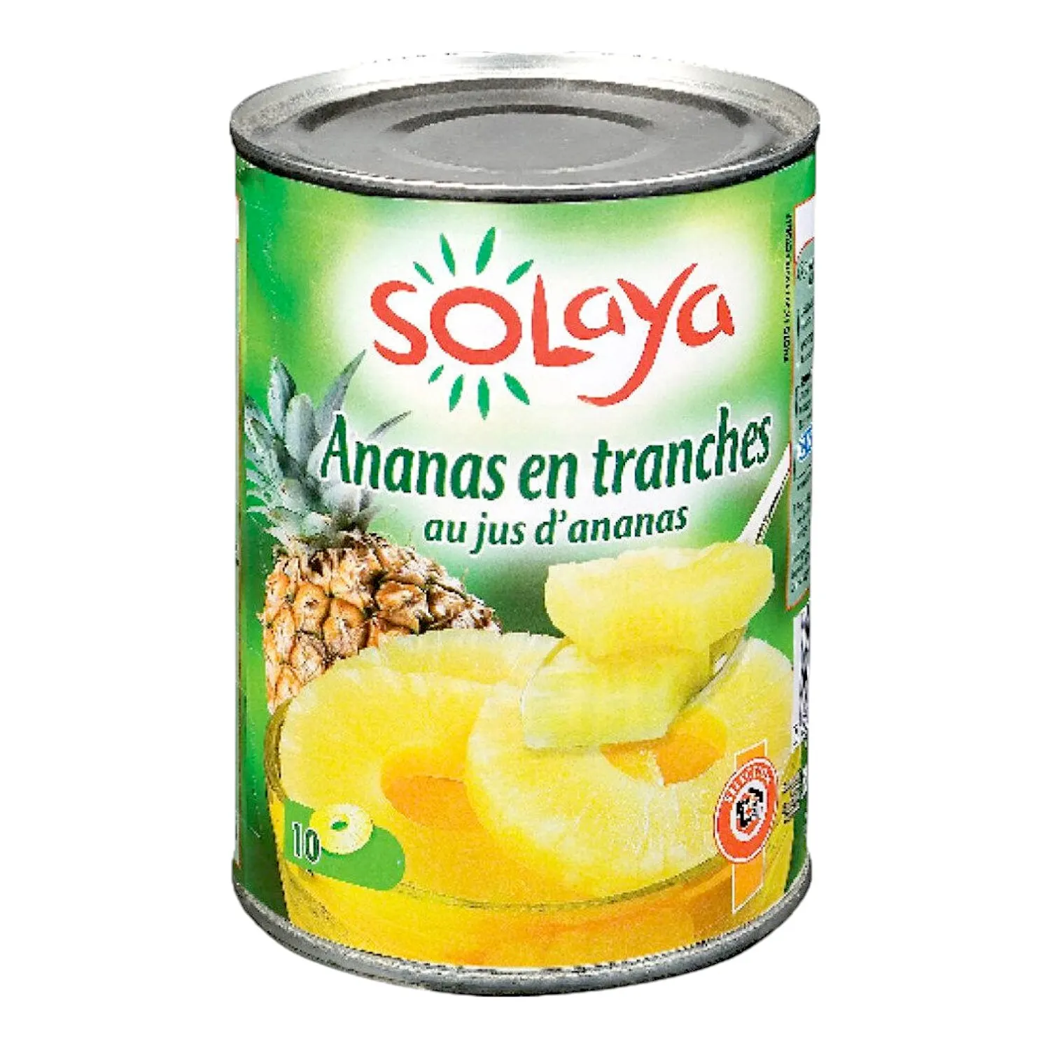 Ananas en tranches au jus d'ananas 340g - SOLAYA