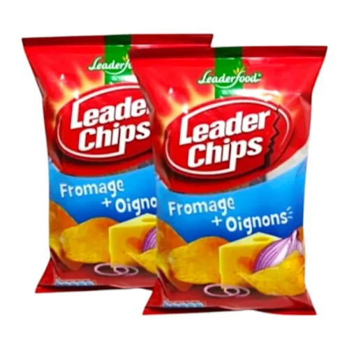 Chips fromage oignons 2x85g - LEADERSHIPS