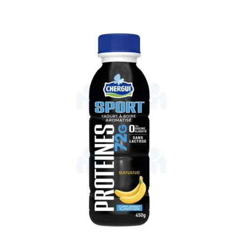 Yaourt à boire protéiné banane 450ml - CHERGUI