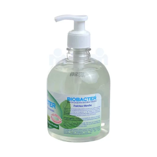 Savon liquide antibactérien Menthe 500Ml - BIOBACTER