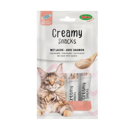 Friandises à lécher au saumon pour chat x4 60g - BUBIMEX
