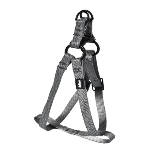Harnais réglable réfléchissant L 20mm/50-65cm gris - BUBIMEX