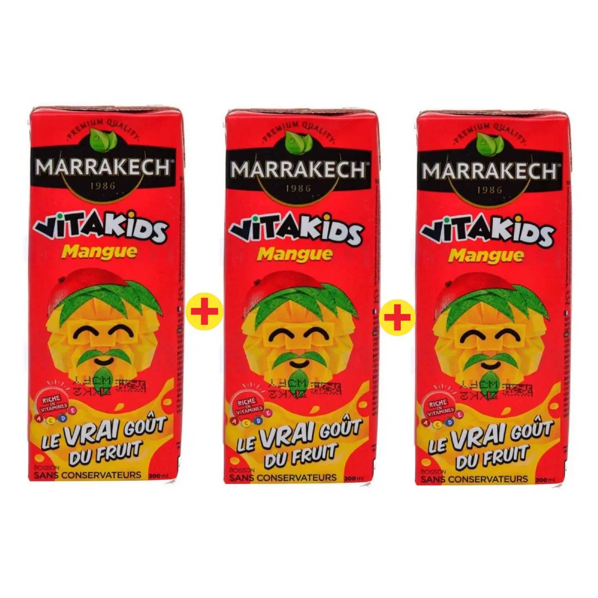 Marrakech Jus nectar mangue Pack Vita Kids 3x20cl