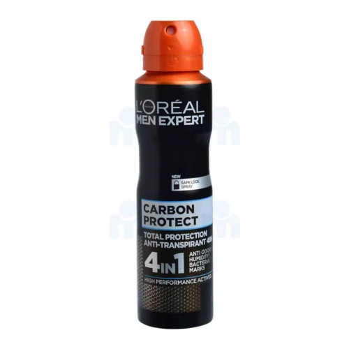 Déodorant carbon protect 4 en 1 150ml - L'OREAL MEN EXPERT
