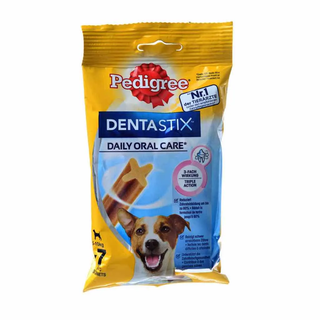 Bâtonnets pour chien adulte entre 5Kg et 10Kg Dentastix 110g - PEDIGREE