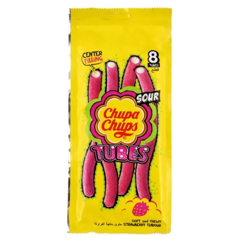 Bonbons tuyaux acidulés 80g - CHUPA CHUPS