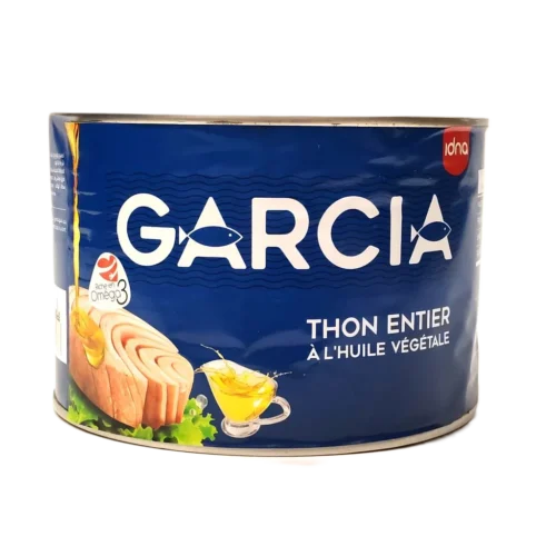 Thon entier à l'huile végétale 1700g - GARCIA