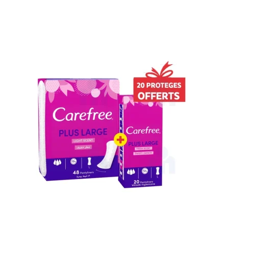48 protèges-slips Plus Large + 20 protèges slips Plus Large offerts - CREFREE