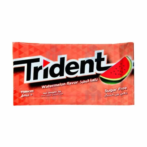Chewing-gum Sans sucres saveur pastèque 8g - TRIDENT
