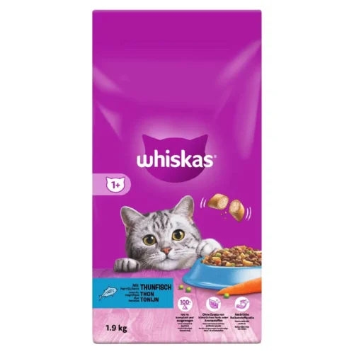 Croquettes au thon pour chat adulte 1,9Kg - WHISKAS
