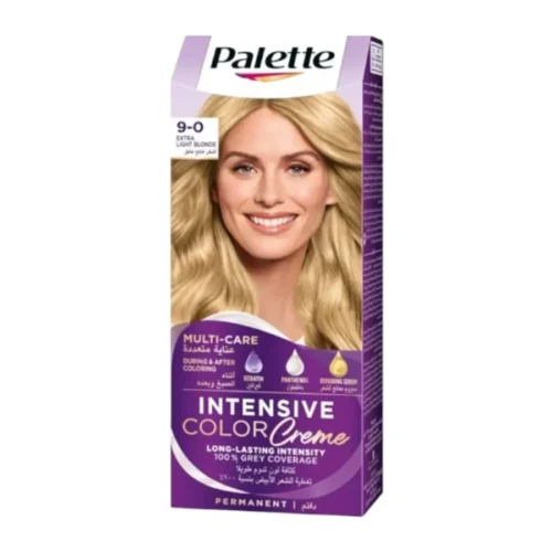 Crème colorante intensive blond ultra clair 9-0 - PALETTE
