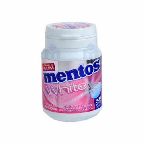 Chewing-gum Sans sucres saveur Tutti Frutti White 54g - MENTOS