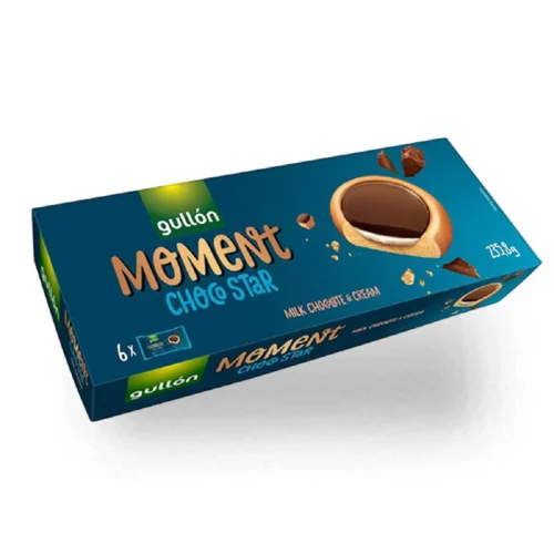 Biscuits moment au chocolat au lait Choco Star 235,8g - GULLÓN