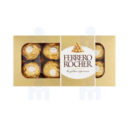 Boîte de chocolats Rocher x8 unités 100g - FERRERO