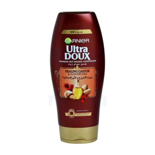 Après-Shampooing huiles guérisseuses de ricin et d'amande 400ml - ULTRA DOUX