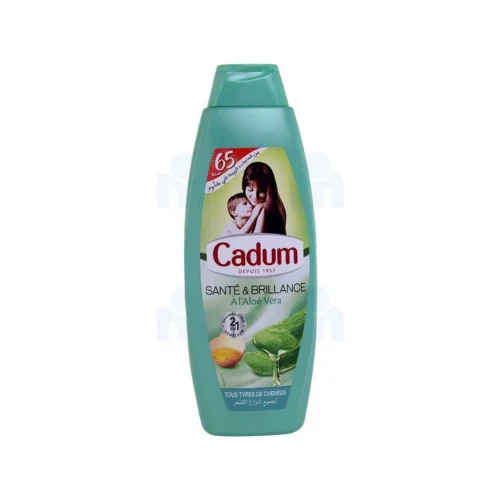 Shampoing santé et brillance aloe vera 650ml - CADUM