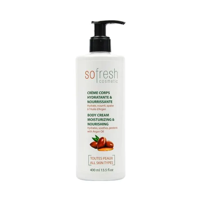 Crème corps tous types de peaux 400ml - SOFRESH
