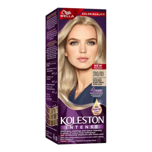 Coloration intense blond cendré ultra clair Wella 310/81 - KOLESTON