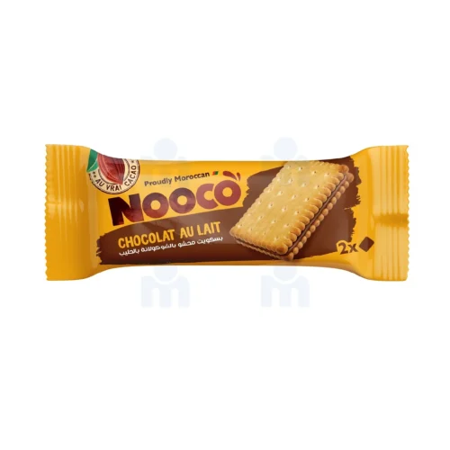 Biscuit fourré chocolat au lait 35g - NOOCO