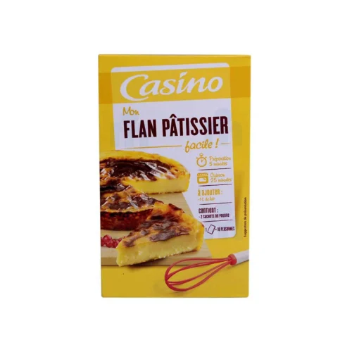 Préparation en poudre pour flan pâtissier 480g - CASINO