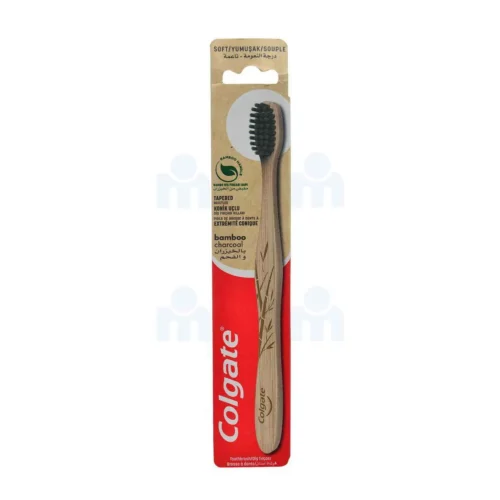 Brosse à dents bamboo au charbon Medium - COLGATE
