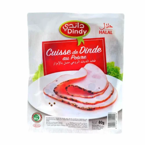 Cuisse de dinde au poivre 80g - DINDY