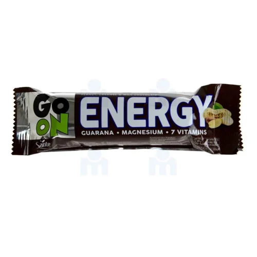 Barre énérgétique noix caramel enrichie de vitamines 50g - GO ON