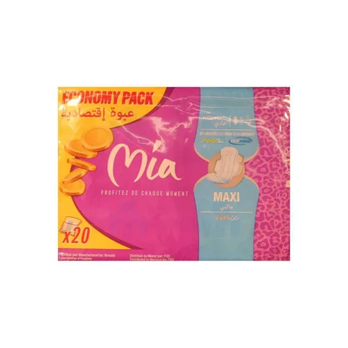Serviettes hygiéniques maxi normal x20 - MIA