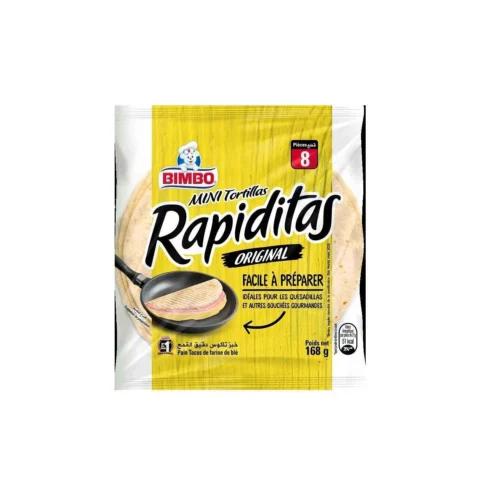 Mini Tortillas Rapiditas x8 unités 168g - BIMBO