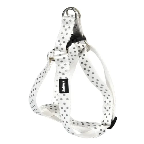 Harnais réglable réfléchissant L 25mm/65-80cm ivoire - BUBIMEX