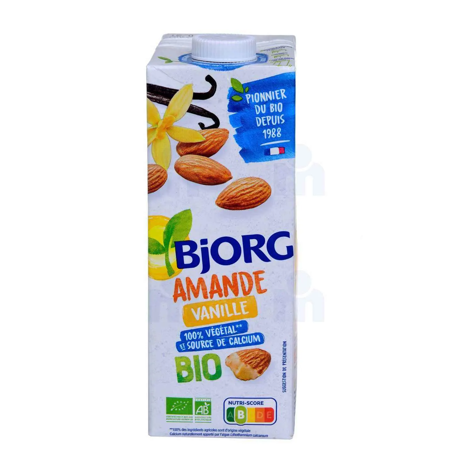 Lait d'amande vanille bio 1 L - BJORG
