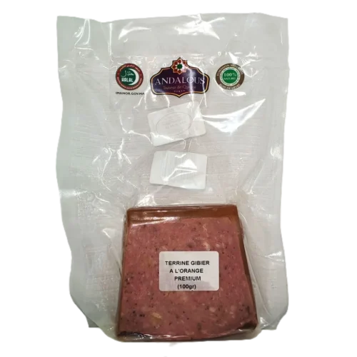 Terrine de gibier à l'orange 100g - ANDALOUS