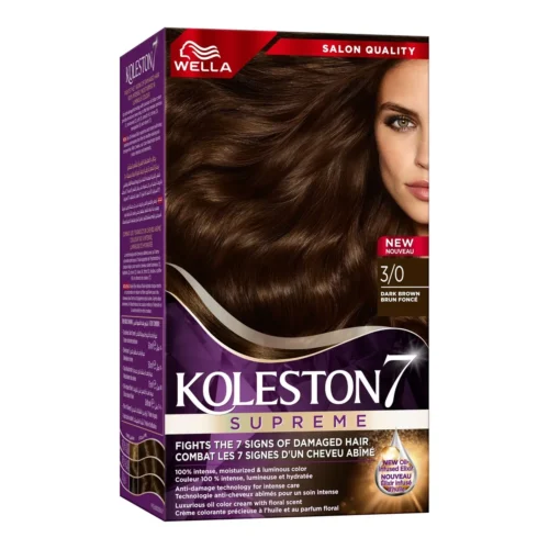 Coloration brun foncé Wella 3/0 - KOLESTON