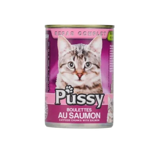Boulette de saumon 1/2 pour chat - PUSSY