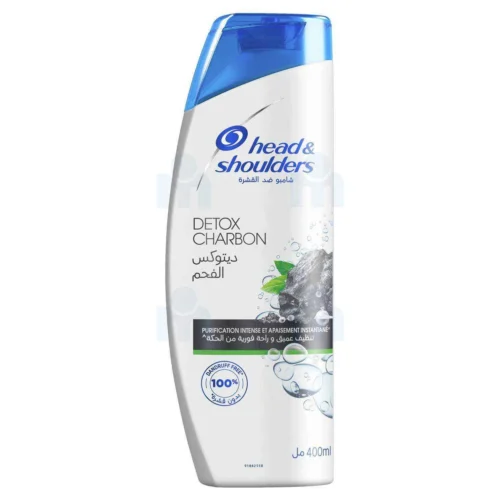 Shampoing Detox Charbon 400ml - HEAD & SHOULDERS