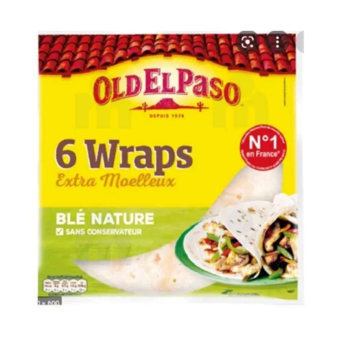 Wraps de blé nature x6 unités 350g - OLD EL PASO